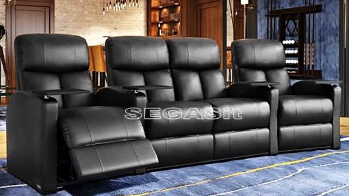 Cinema Seats Chairs Segasit, Leather Theater Seats